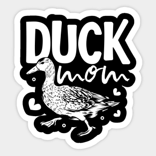 Duck lover - Duck Mom Sticker